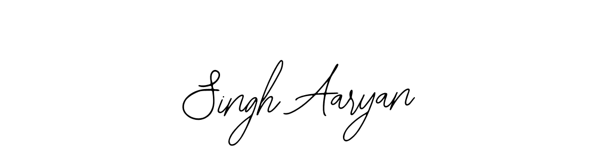 You should practise on your own different ways (Bearetta-2O07w) to write your name (Singh Aaryan) in signature. don't let someone else do it for you. Singh Aaryan signature style 12 images and pictures png
