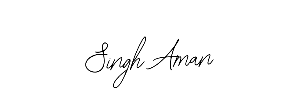 Bearetta-2O07w is a professional signature style that is perfect for those who want to add a touch of class to their signature. It is also a great choice for those who want to make their signature more unique. Get Singh Aman name to fancy signature for free. Singh Aman signature style 12 images and pictures png