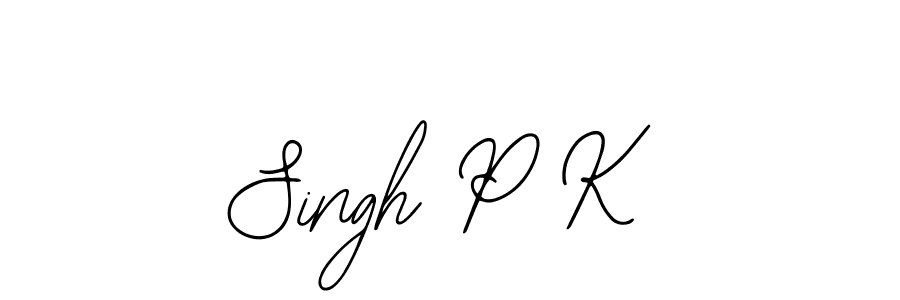 How to make Singh P K signature? Bearetta-2O07w is a professional autograph style. Create handwritten signature for Singh P K name. Singh P K signature style 12 images and pictures png