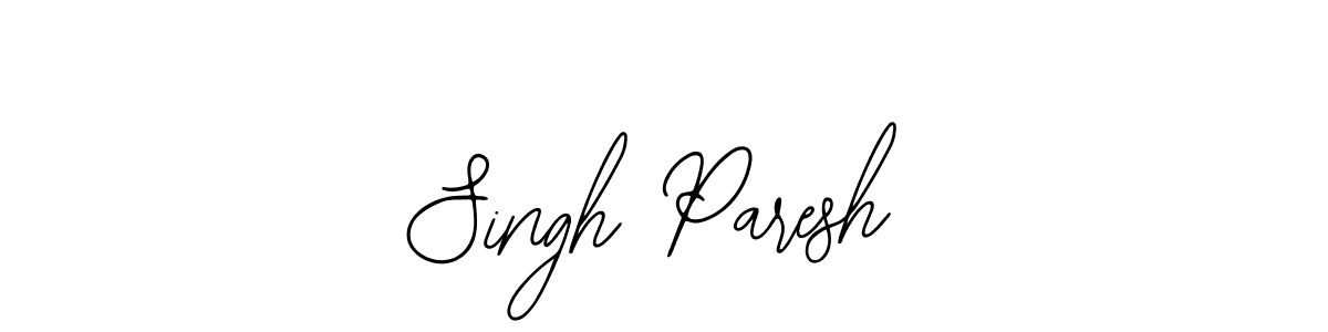 How to make Singh Paresh name signature. Use Bearetta-2O07w style for creating short signs online. This is the latest handwritten sign. Singh Paresh signature style 12 images and pictures png