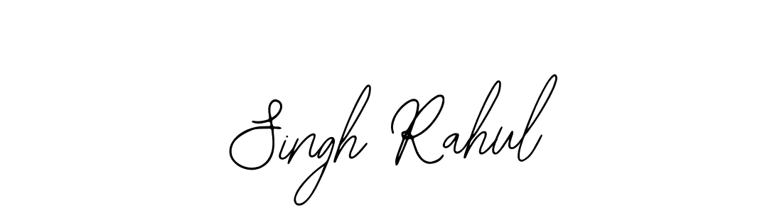 How to make Singh Rahul name signature. Use Bearetta-2O07w style for creating short signs online. This is the latest handwritten sign. Singh Rahul signature style 12 images and pictures png