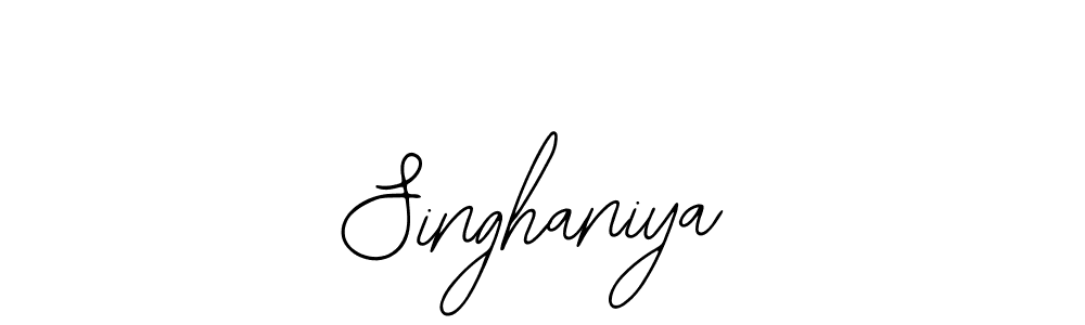 Also You can easily find your signature by using the search form. We will create Singhaniya name handwritten signature images for you free of cost using Bearetta-2O07w sign style. Singhaniya signature style 12 images and pictures png