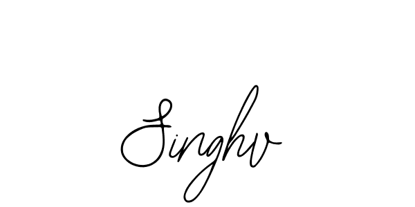 Make a beautiful signature design for name Singhv. With this signature (Bearetta-2O07w) style, you can create a handwritten signature for free. Singhv signature style 12 images and pictures png