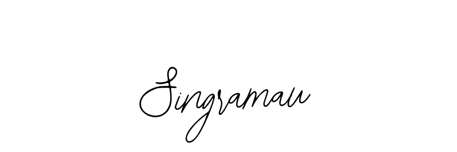 Create a beautiful signature design for name Singramau. With this signature (Bearetta-2O07w) fonts, you can make a handwritten signature for free. Singramau signature style 12 images and pictures png