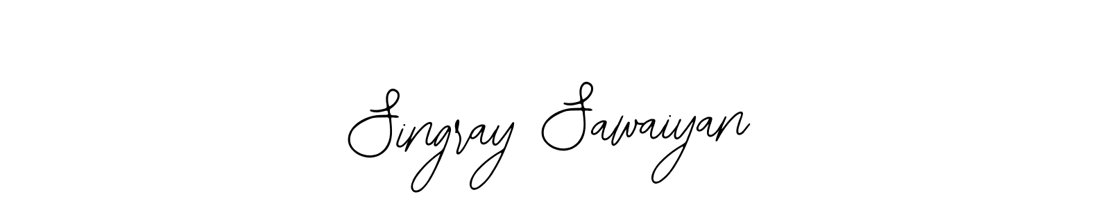 Make a beautiful signature design for name Singray Sawaiyan. With this signature (Bearetta-2O07w) style, you can create a handwritten signature for free. Singray Sawaiyan signature style 12 images and pictures png