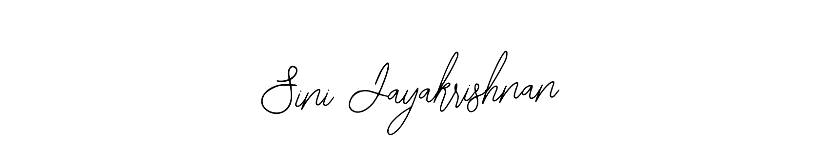 Use a signature maker to create a handwritten signature online. With this signature software, you can design (Bearetta-2O07w) your own signature for name Sini Jayakrishnan. Sini Jayakrishnan signature style 12 images and pictures png