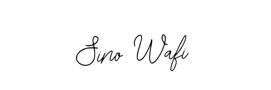 The best way (Bearetta-2O07w) to make a short signature is to pick only two or three words in your name. The name Sino Wafi include a total of six letters. For converting this name. Sino Wafi signature style 12 images and pictures png
