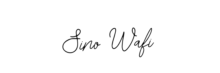 The best way (Bearetta-2O07w) to make a short signature is to pick only two or three words in your name. The name Sino Wafi include a total of six letters. For converting this name. Sino Wafi signature style 12 images and pictures png