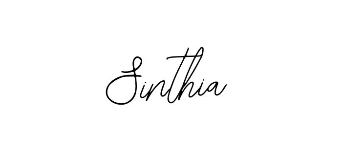 Design your own signature with our free online signature maker. With this signature software, you can create a handwritten (Bearetta-2O07w) signature for name Sinthia. Sinthia signature style 12 images and pictures png