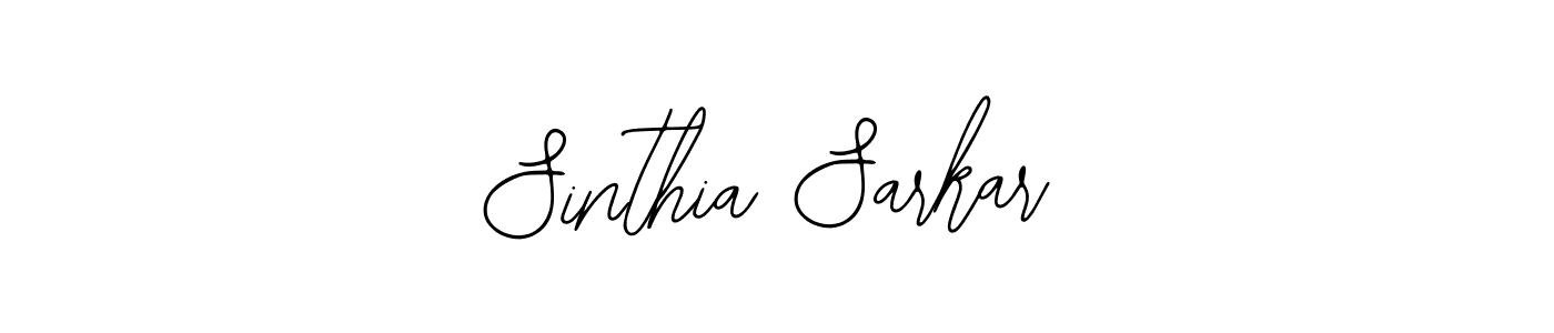 Create a beautiful signature design for name Sinthia Sarkar. With this signature (Bearetta-2O07w) fonts, you can make a handwritten signature for free. Sinthia Sarkar signature style 12 images and pictures png