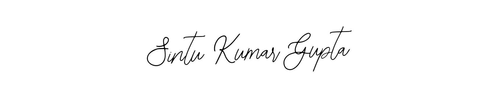The best way (Bearetta-2O07w) to make a short signature is to pick only two or three words in your name. The name Sintu Kumar Gupta include a total of six letters. For converting this name. Sintu Kumar Gupta signature style 12 images and pictures png