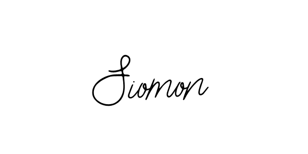 Design your own signature with our free online signature maker. With this signature software, you can create a handwritten (Bearetta-2O07w) signature for name Siomon. Siomon signature style 12 images and pictures png