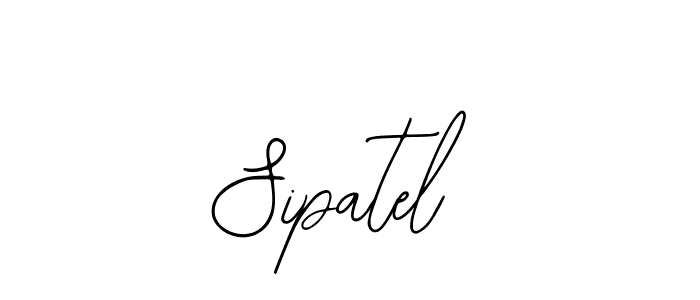 Use a signature maker to create a handwritten signature online. With this signature software, you can design (Bearetta-2O07w) your own signature for name Sipatel. Sipatel signature style 12 images and pictures png