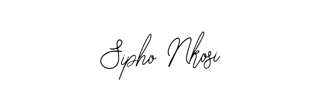 Create a beautiful signature design for name Sipho Nkosi. With this signature (Bearetta-2O07w) fonts, you can make a handwritten signature for free. Sipho Nkosi signature style 12 images and pictures png