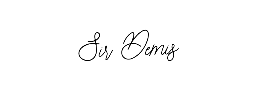 Sir Demis stylish signature style. Best Handwritten Sign (Bearetta-2O07w) for my name. Handwritten Signature Collection Ideas for my name Sir Demis. Sir Demis signature style 12 images and pictures png