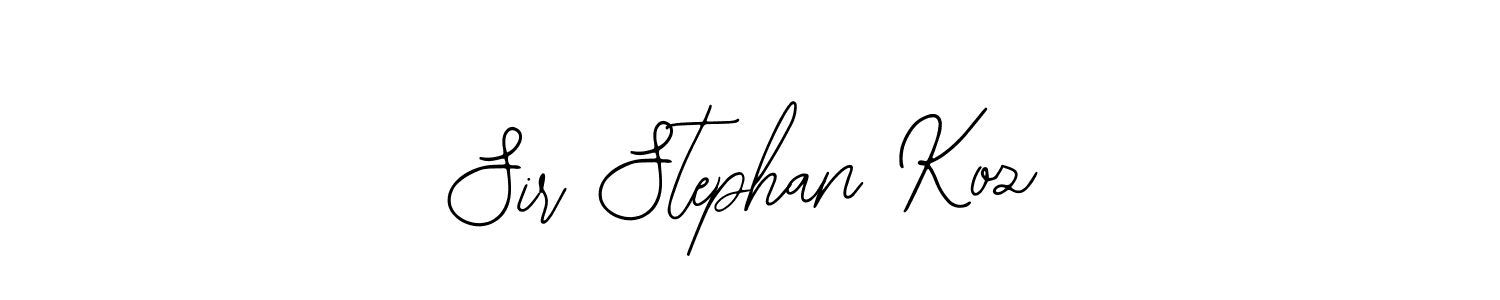 It looks lik you need a new signature style for name Sir Stephan Koz. Design unique handwritten (Bearetta-2O07w) signature with our free signature maker in just a few clicks. Sir Stephan Koz signature style 12 images and pictures png