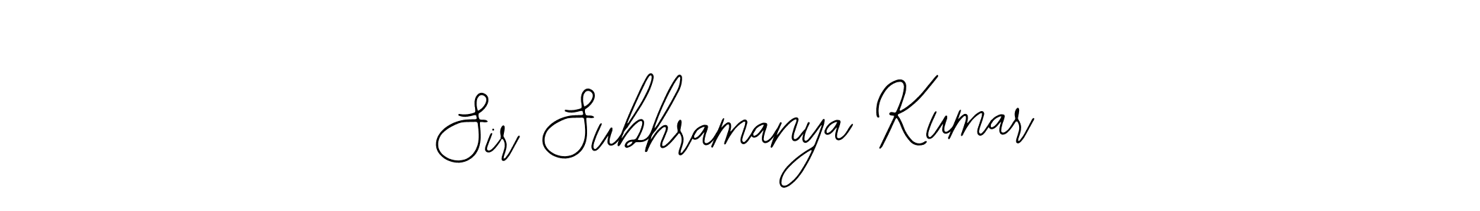 Sir Subhramanya Kumar stylish signature style. Best Handwritten Sign (Bearetta-2O07w) for my name. Handwritten Signature Collection Ideas for my name Sir Subhramanya Kumar. Sir Subhramanya Kumar signature style 12 images and pictures png