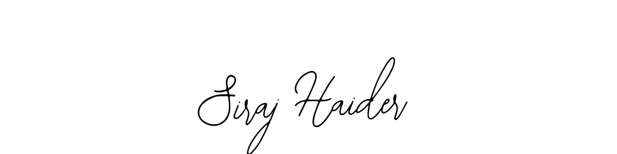 You can use this online signature creator to create a handwritten signature for the name Siraj Haider. This is the best online autograph maker. Siraj Haider signature style 12 images and pictures png