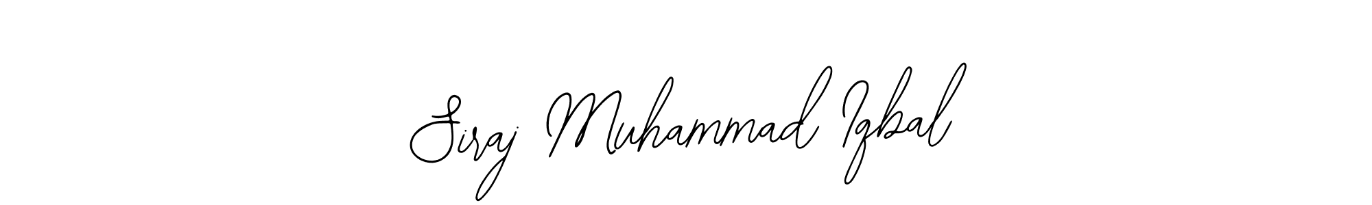 Make a beautiful signature design for name Siraj Muhammad Iqbal. With this signature (Bearetta-2O07w) style, you can create a handwritten signature for free. Siraj Muhammad Iqbal signature style 12 images and pictures png