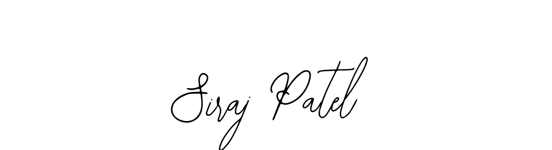 Siraj Patel stylish signature style. Best Handwritten Sign (Bearetta-2O07w) for my name. Handwritten Signature Collection Ideas for my name Siraj Patel. Siraj Patel signature style 12 images and pictures png