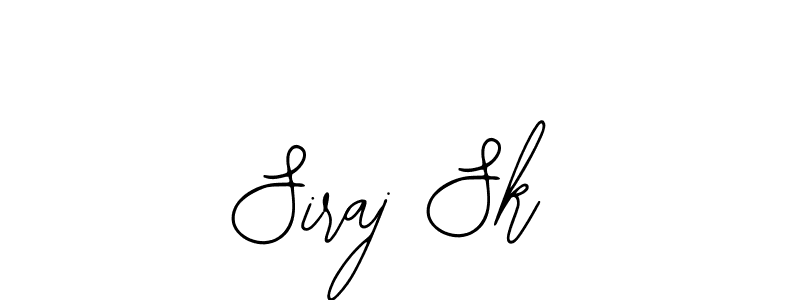 This is the best signature style for the Siraj Sk name. Also you like these signature font (Bearetta-2O07w). Mix name signature. Siraj Sk signature style 12 images and pictures png