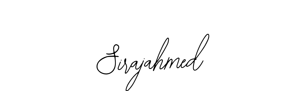 How to make Sirajahmed signature? Bearetta-2O07w is a professional autograph style. Create handwritten signature for Sirajahmed name. Sirajahmed signature style 12 images and pictures png