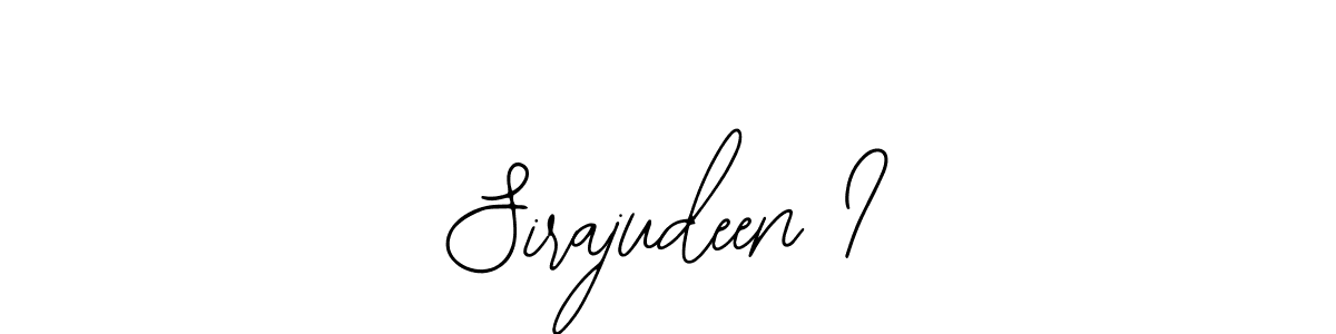 See photos of Sirajudeen I official signature by Spectra . Check more albums & portfolios. Read reviews & check more about Bearetta-2O07w font. Sirajudeen I signature style 12 images and pictures png