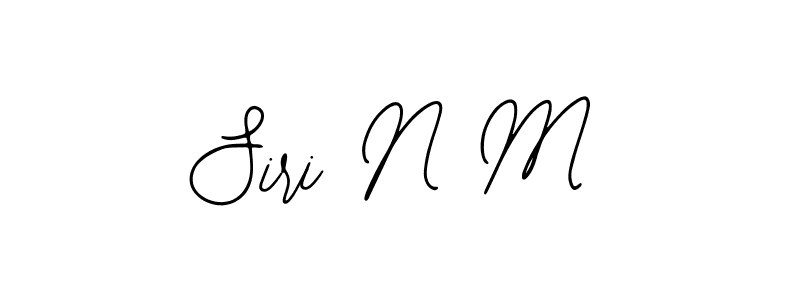 Similarly Bearetta-2O07w is the best handwritten signature design. Signature creator online .You can use it as an online autograph creator for name Siri N M. Siri N M signature style 12 images and pictures png