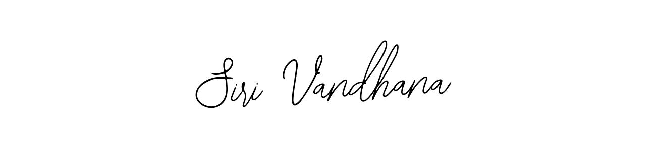 You should practise on your own different ways (Bearetta-2O07w) to write your name (Siri Vandhana) in signature. don't let someone else do it for you. Siri Vandhana signature style 12 images and pictures png