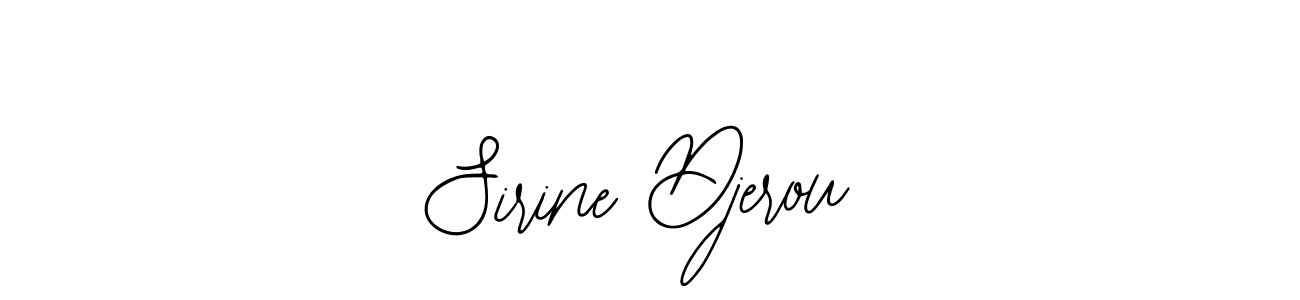 Make a beautiful signature design for name Sirine Djerou. Use this online signature maker to create a handwritten signature for free. Sirine Djerou signature style 12 images and pictures png