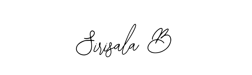 if you are searching for the best signature style for your name Sirisala B. so please give up your signature search. here we have designed multiple signature styles  using Bearetta-2O07w. Sirisala B signature style 12 images and pictures png