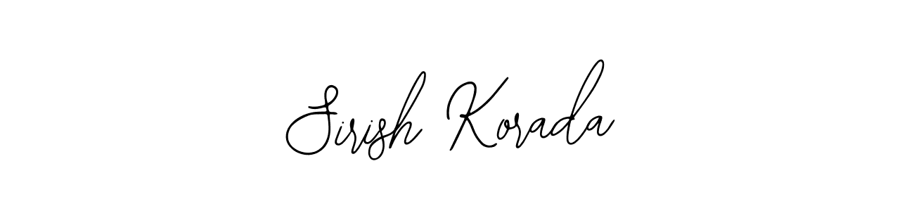 Make a beautiful signature design for name Sirish Korada. Use this online signature maker to create a handwritten signature for free. Sirish Korada signature style 12 images and pictures png