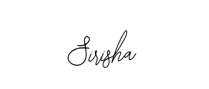 Make a beautiful signature design for name Sirisha. Use this online signature maker to create a handwritten signature for free. Sirisha signature style 12 images and pictures png