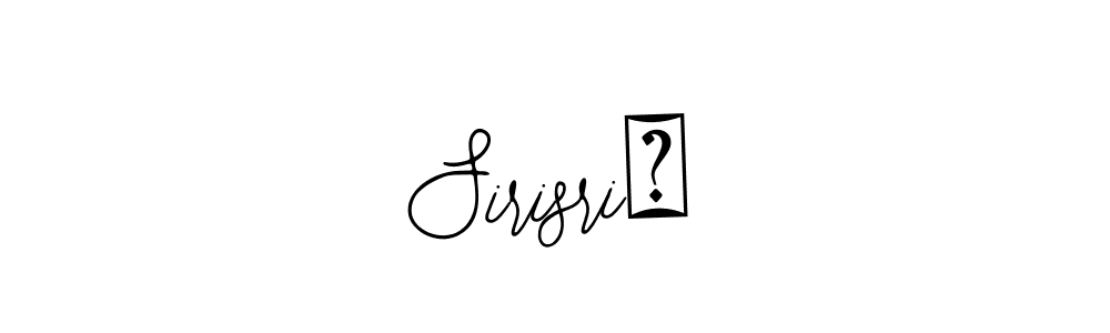 Design your own signature with our free online signature maker. With this signature software, you can create a handwritten (Bearetta-2O07w) signature for name Sirisri❤. Sirisri❤ signature style 12 images and pictures png