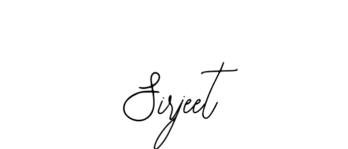 Sirjeet stylish signature style. Best Handwritten Sign (Bearetta-2O07w) for my name. Handwritten Signature Collection Ideas for my name Sirjeet. Sirjeet signature style 12 images and pictures png