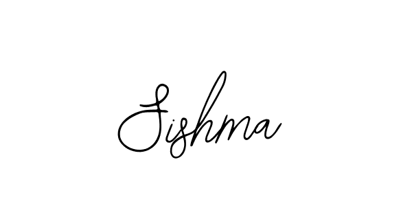 How to make Sishma name signature. Use Bearetta-2O07w style for creating short signs online. This is the latest handwritten sign. Sishma signature style 12 images and pictures png