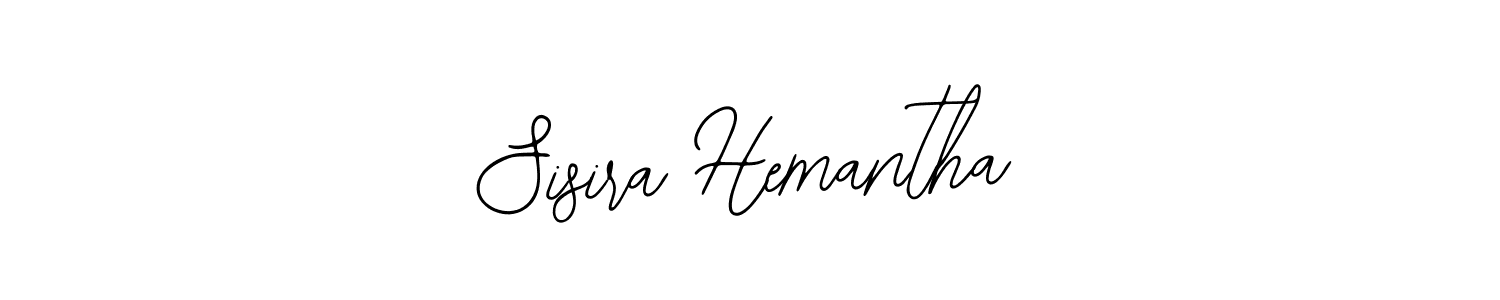 Bearetta-2O07w is a professional signature style that is perfect for those who want to add a touch of class to their signature. It is also a great choice for those who want to make their signature more unique. Get Sisira Hemantha name to fancy signature for free. Sisira Hemantha signature style 12 images and pictures png
