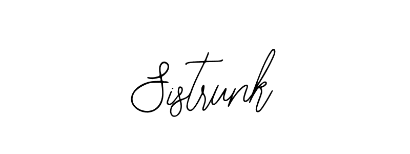 Make a beautiful signature design for name Sistrunk. With this signature (Bearetta-2O07w) style, you can create a handwritten signature for free. Sistrunk signature style 12 images and pictures png
