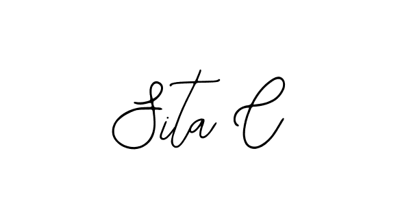 Also You can easily find your signature by using the search form. We will create Sita C name handwritten signature images for you free of cost using Bearetta-2O07w sign style. Sita C signature style 12 images and pictures png