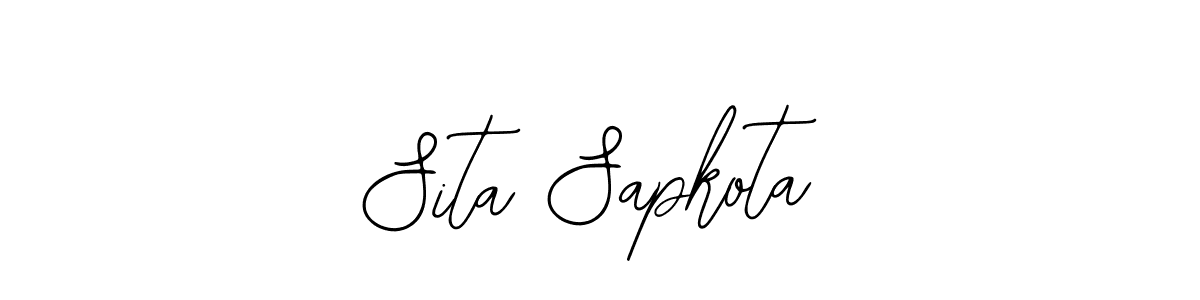 Also You can easily find your signature by using the search form. We will create Sita Sapkota name handwritten signature images for you free of cost using Bearetta-2O07w sign style. Sita Sapkota signature style 12 images and pictures png