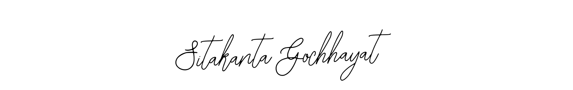 Design your own signature with our free online signature maker. With this signature software, you can create a handwritten (Bearetta-2O07w) signature for name Sitakanta Gochhayat. Sitakanta Gochhayat signature style 12 images and pictures png