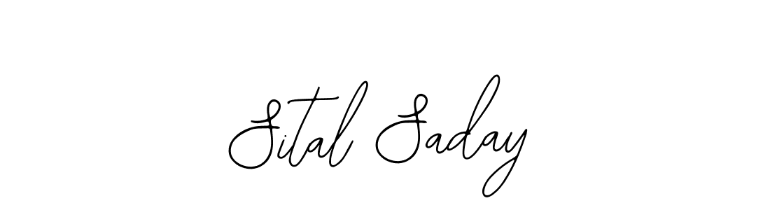 Use a signature maker to create a handwritten signature online. With this signature software, you can design (Bearetta-2O07w) your own signature for name Sital Saday. Sital Saday signature style 12 images and pictures png
