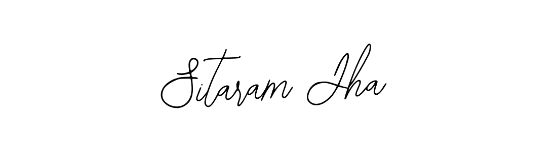 How to make Sitaram Jha signature? Bearetta-2O07w is a professional autograph style. Create handwritten signature for Sitaram Jha name. Sitaram Jha signature style 12 images and pictures png