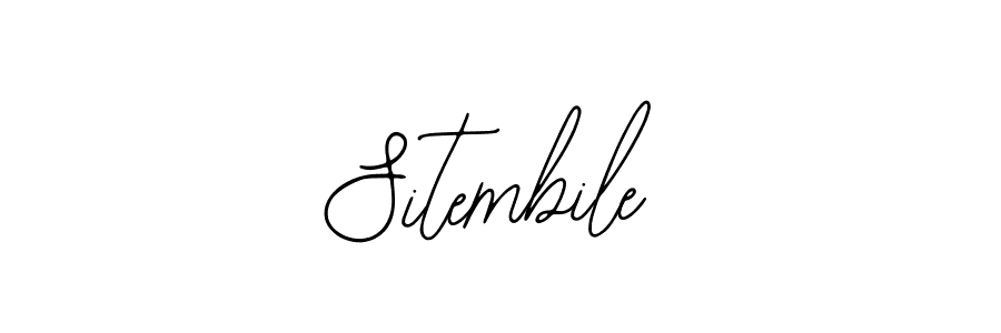 Make a beautiful signature design for name Sitembile. With this signature (Bearetta-2O07w) style, you can create a handwritten signature for free. Sitembile signature style 12 images and pictures png