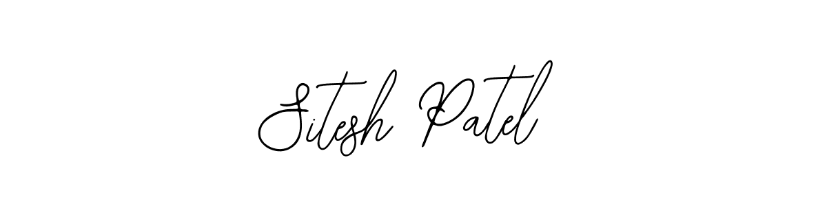 Sitesh Patel stylish signature style. Best Handwritten Sign (Bearetta-2O07w) for my name. Handwritten Signature Collection Ideas for my name Sitesh Patel. Sitesh Patel signature style 12 images and pictures png