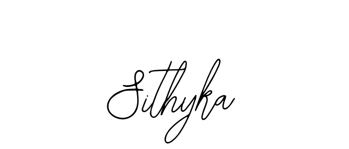 Use a signature maker to create a handwritten signature online. With this signature software, you can design (Bearetta-2O07w) your own signature for name Sithyka. Sithyka signature style 12 images and pictures png