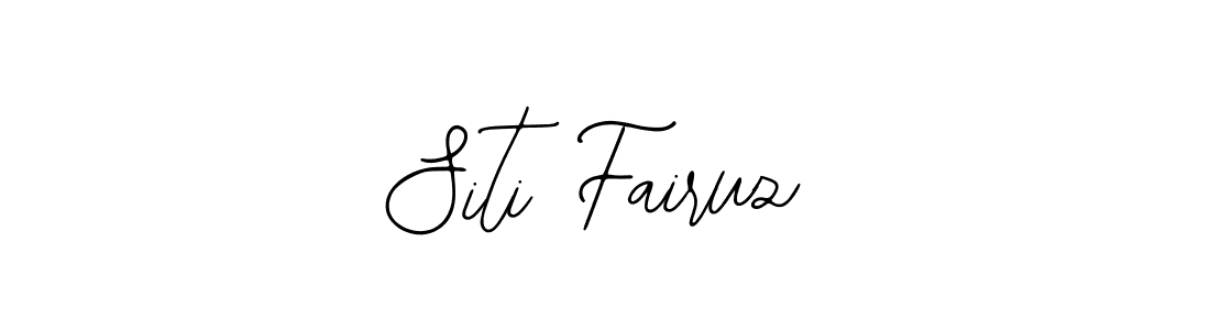 Siti Fairuz stylish signature style. Best Handwritten Sign (Bearetta-2O07w) for my name. Handwritten Signature Collection Ideas for my name Siti Fairuz. Siti Fairuz signature style 12 images and pictures png