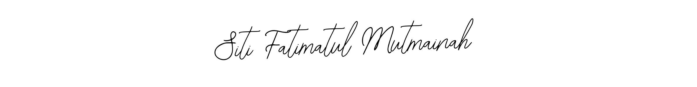 How to Draw Siti Fatimatul Mutmainah signature style? Bearetta-2O07w is a latest design signature styles for name Siti Fatimatul Mutmainah. Siti Fatimatul Mutmainah signature style 12 images and pictures png