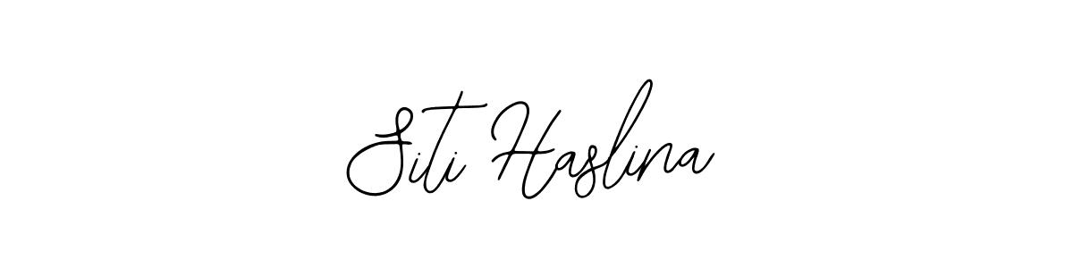 Also You can easily find your signature by using the search form. We will create Siti Haslina name handwritten signature images for you free of cost using Bearetta-2O07w sign style. Siti Haslina signature style 12 images and pictures png