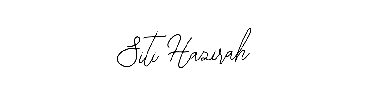 Create a beautiful signature design for name Siti Hazirah. With this signature (Bearetta-2O07w) fonts, you can make a handwritten signature for free. Siti Hazirah signature style 12 images and pictures png